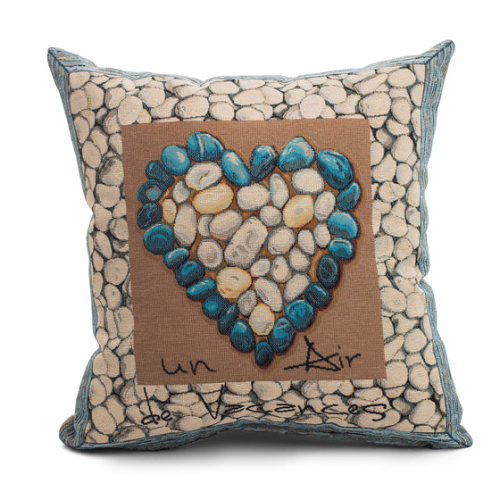 STONE HEARTS PILLOW