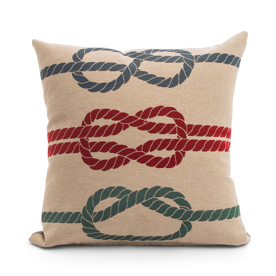NAVY ROPES PILLOW